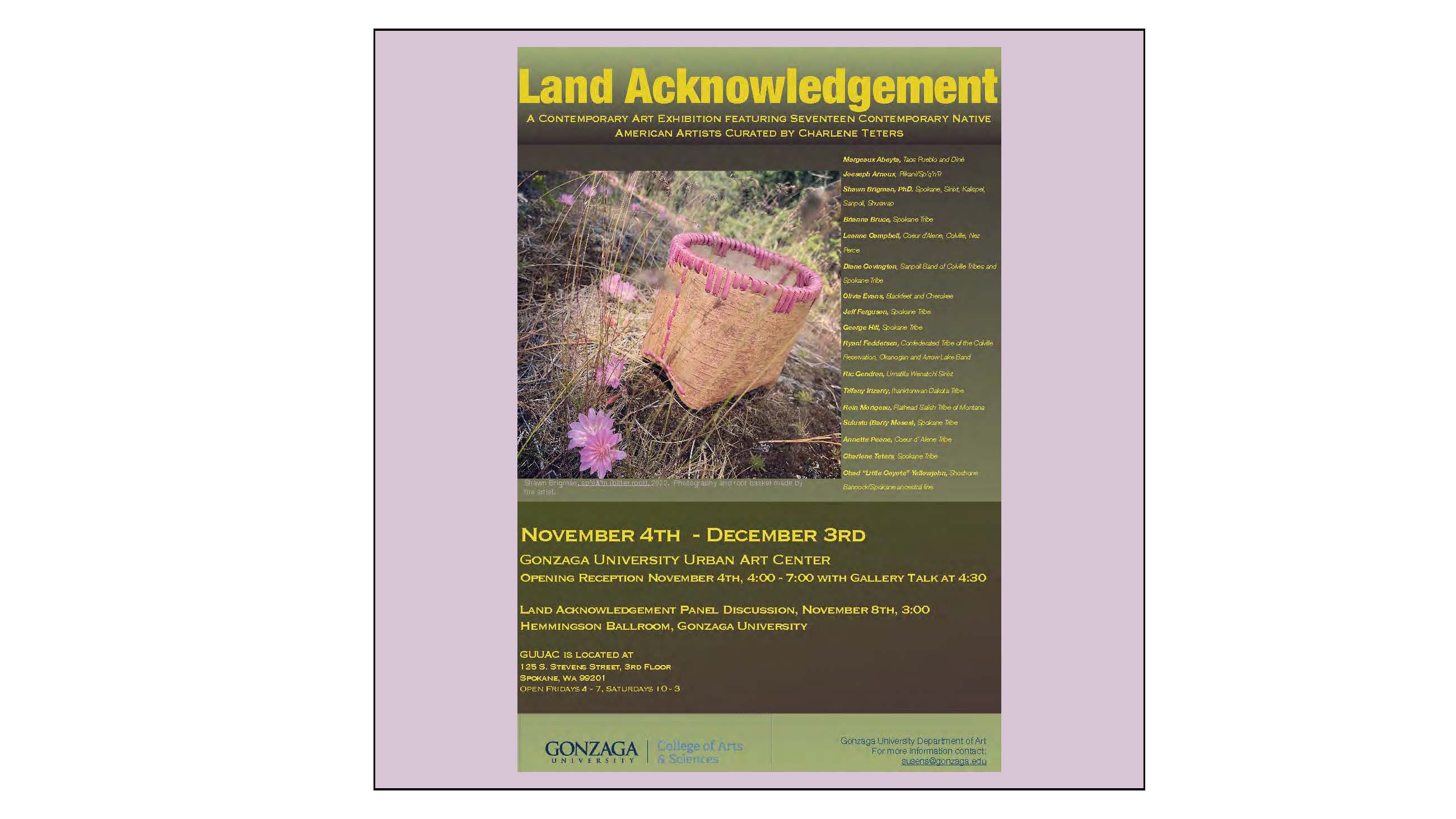 Land Acknowledgement Exhibit