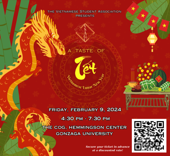 Poster of the Vietnamese Lunar New Year event.