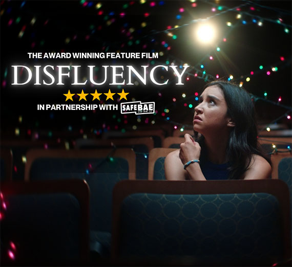 Disfluency promotional poster.