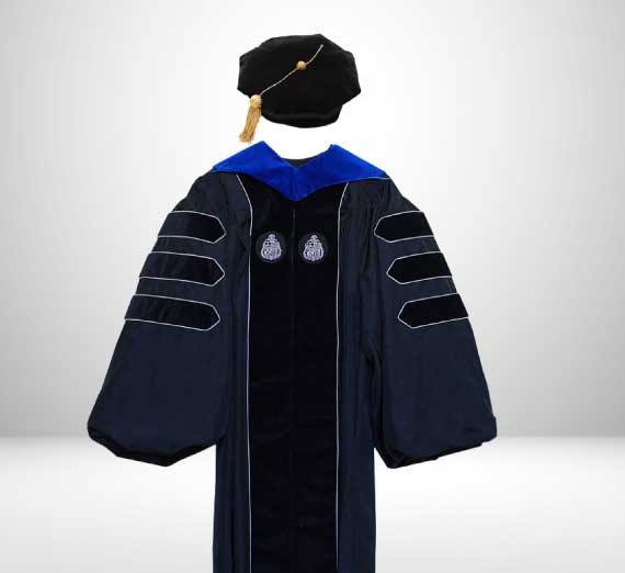 Doctoral Cap and Gown
