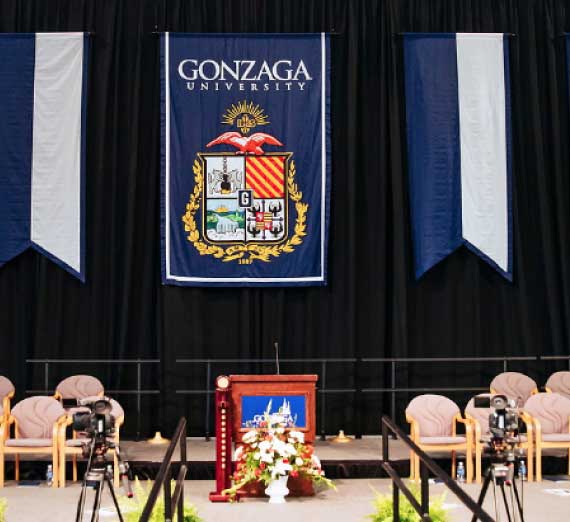 Graduate Commencement Stage