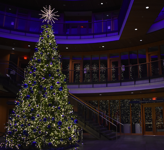 Gonzaga University Christmas Tree at the John J. Hemmingson Center