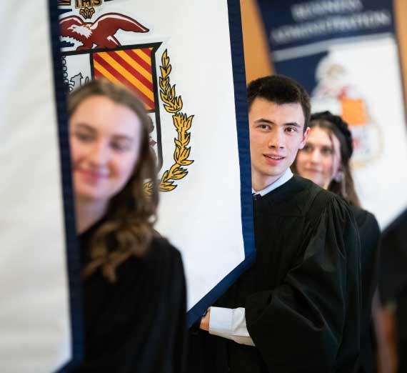 Procession of Gonzaga University Academic Banners