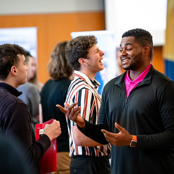 Students attend Gonzaga's all majors career fair.