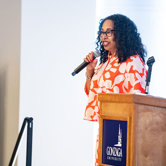 Leaders in the community attend Women Lead Conference, hosted by the School of Leadership Studies. 