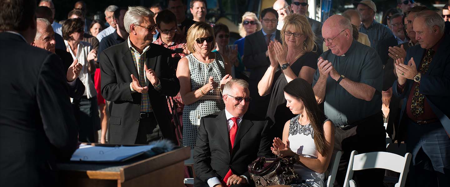 Hemmingson Center groundbreaking