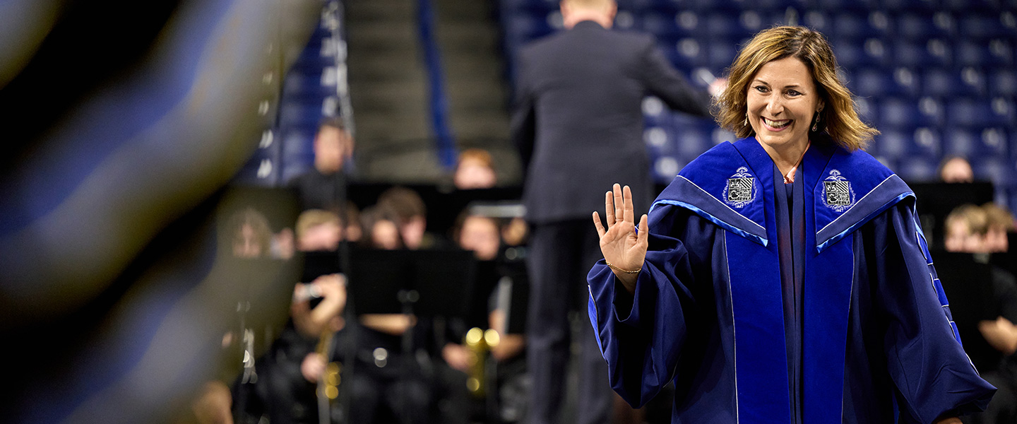 Dr. Katia Passerini is installed as Gonzaga University’s 27th President at her inauguration ceremony.