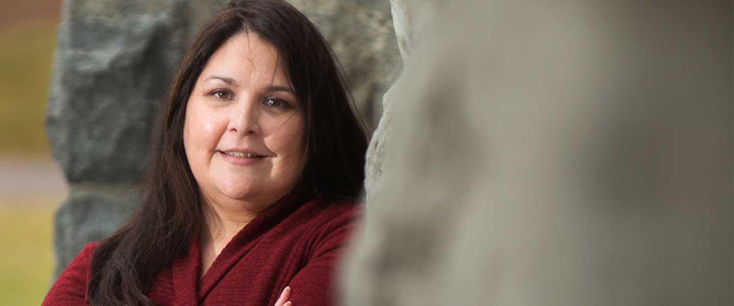 Laurie Arnold, associate professor of history, leads Gonzaga’s Native American studies program. 