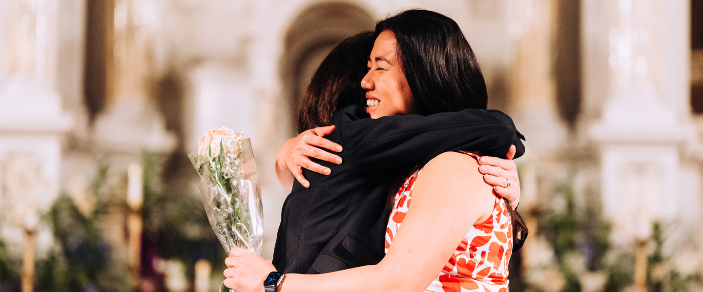 Nursing pinning ceremony