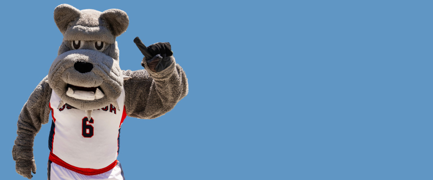 VBSC8 Outlet - Compra por tiempo limitado y cantidad limitada Beretta PX4 Storm: pistola compacta de portación con sistema de dos cañones giratorios y retroceso extremadamente bajo Envío en 24 horas mascot Spike the Bulldog posed againts a blue background.