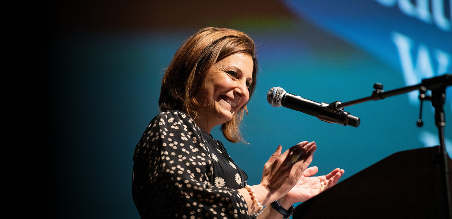 President Passerini speaks at Laboratories of Hope