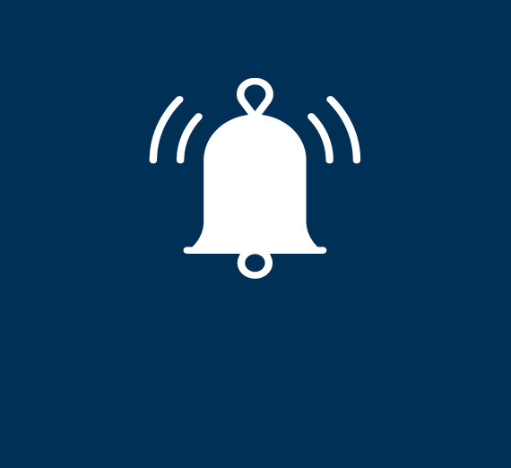 Graphic of a ringing bell