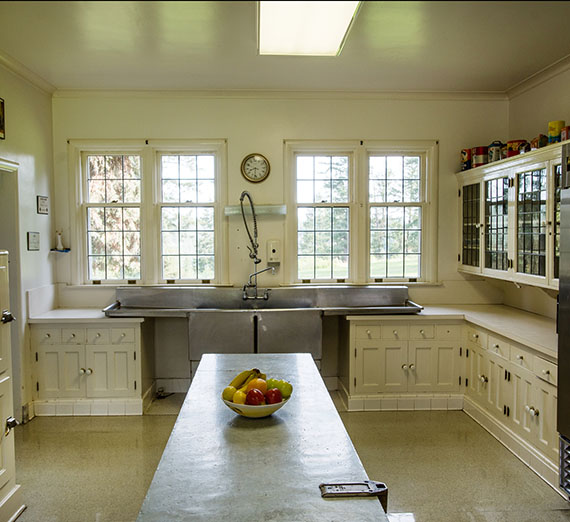 Bozarth Mansion kitchen.