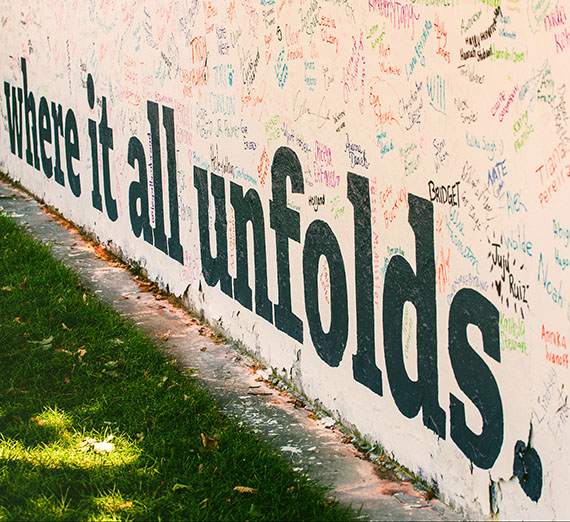 Where it Unfolds - Zag Wall.