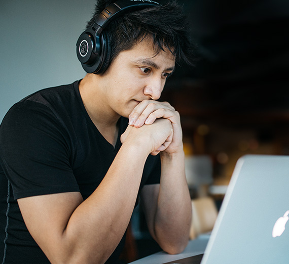Student Studying in Quarantine