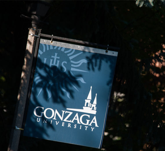 gonzaga university sign 
