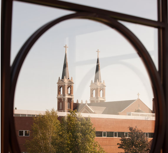 st.als church through a window 