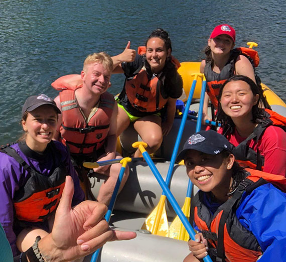 White-water rafting on the Clark Fork