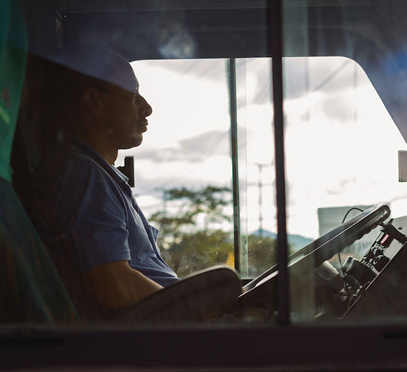 Profile of a bus driver