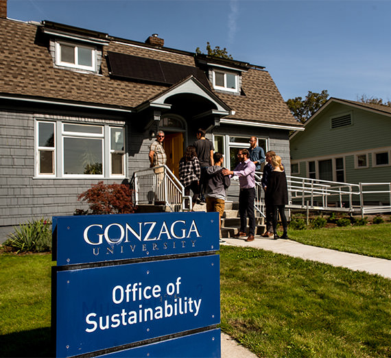 sign for office of sustainability