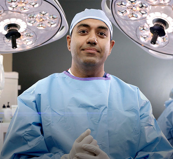 Northwest Orthopaedic Specialists surgeon and Gonzaga University alumnus Dr. Khalid Shirzad ('99 B.S. Science and Chemistry)