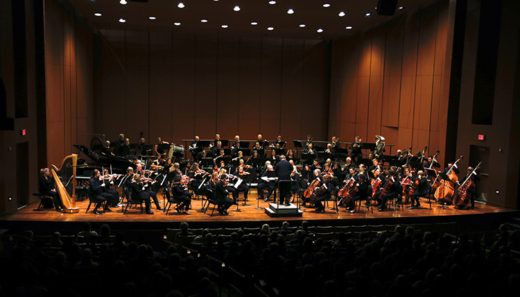 Gonzaga Symphony Orchestra performs at the opening of the MWPAC