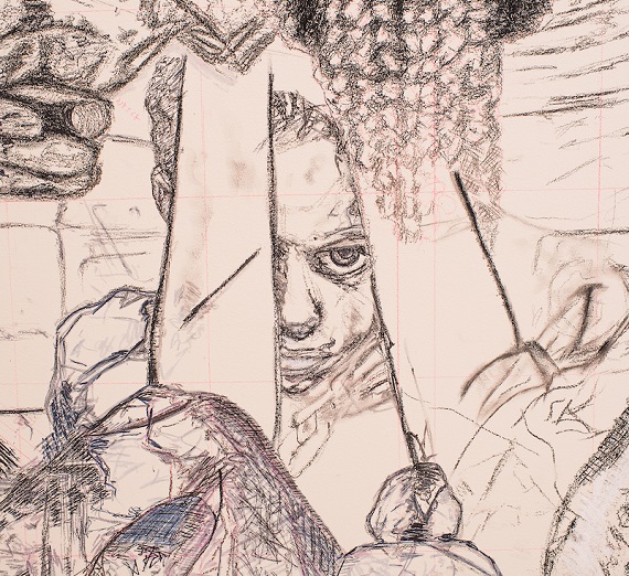 Drawn to the Wall at the Jundt Museum at Gonzaga. 