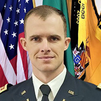 MAJ Ian McBride in uniform
