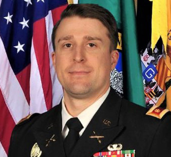 Headshot of Major Jason Baggott.