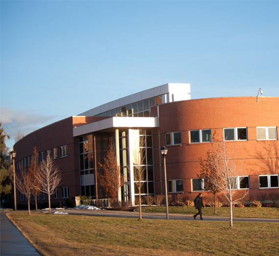 The Jepson Center in the sunlight