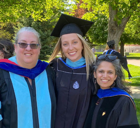 Graduate with faculty