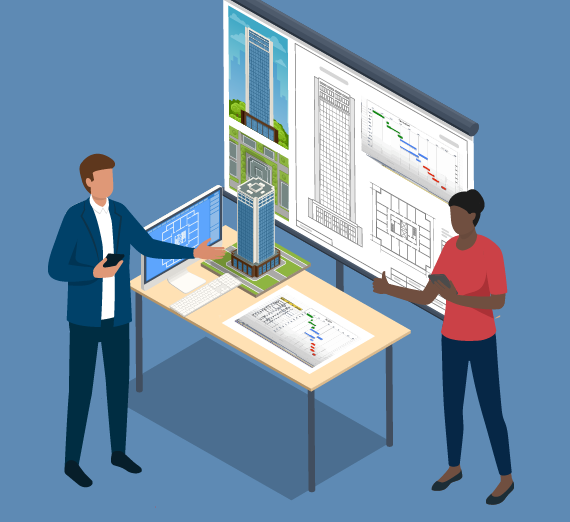 illustration building project