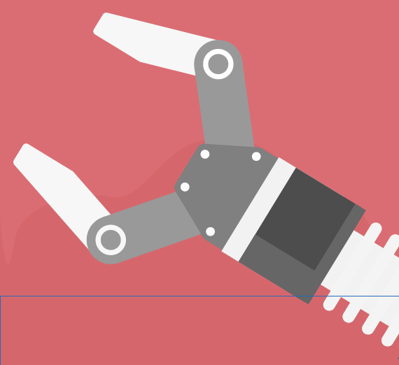 illustration of a mechanical arm