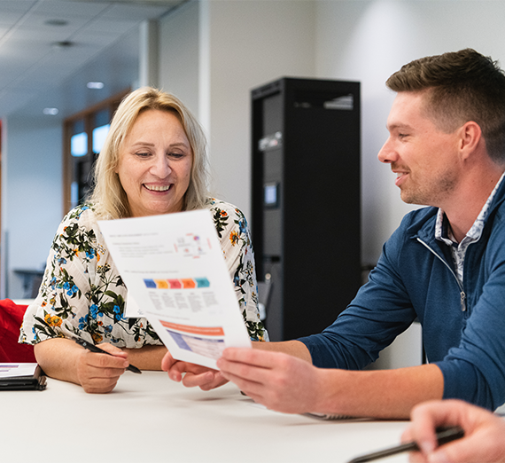 Students talking at CLL Leadership Session