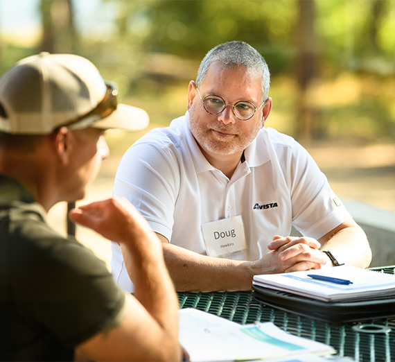 Students networking at CLL retreat