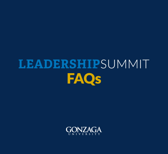 Leadership Summit FAQs Gonzaga University logotype