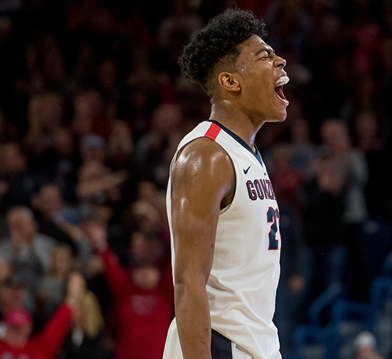 Gonzaga men's basketball player Rui Hachimura