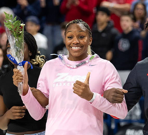 Gonzaga women's basketball player Yvonne Ejim