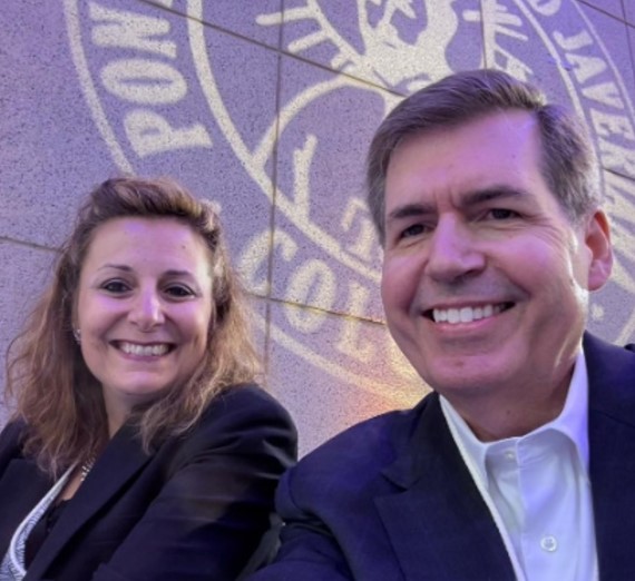 Thayne McCulloh and Katia Passerini selfie