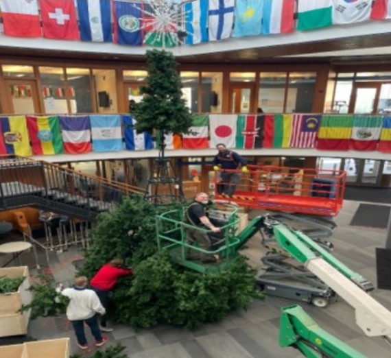 Hemmingson Center tree assembly