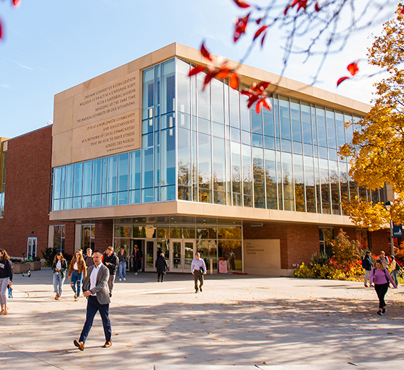 A photo of the Hemmingson Center, one of the building's CLL's professional development programs are held.