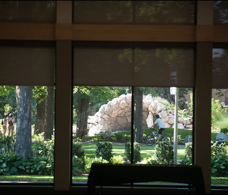 View from the Cataldo Globe Room