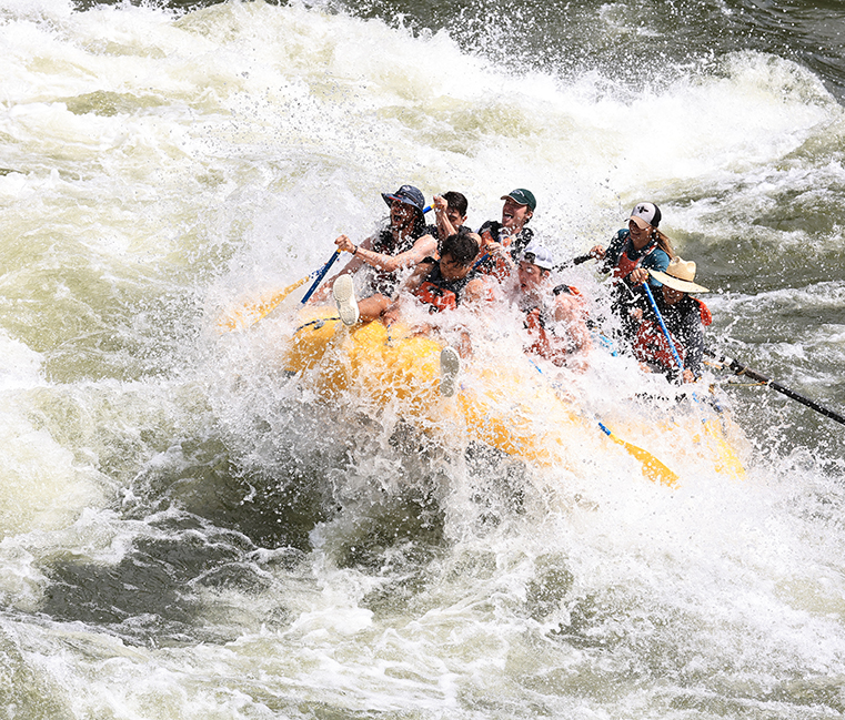 White water rafting on the Clark Fork