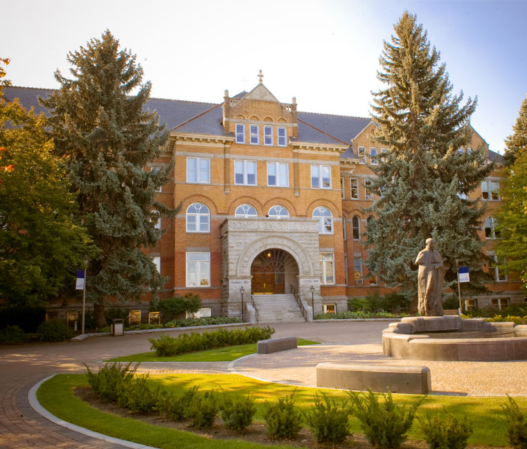 Front of College Hall 