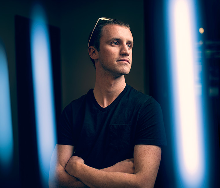 A portrait of Gonzaga alumni Ryan Kellogg