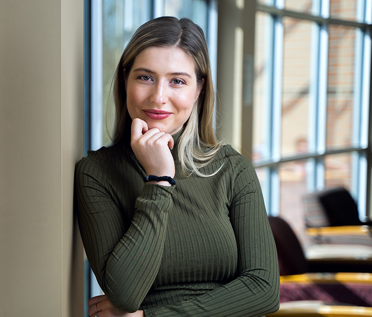 A portrait of Gonzaga Alumni Melina Monlux