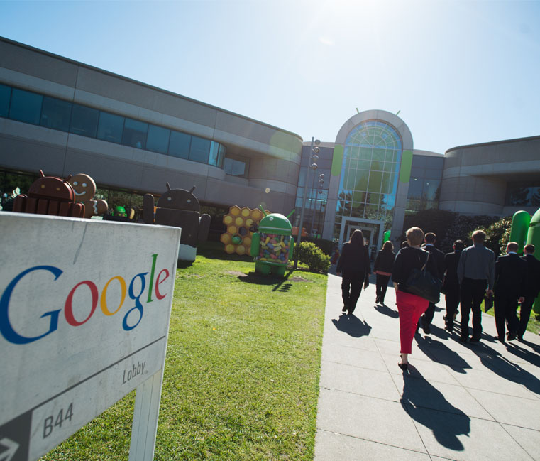 Students tour Google headquarters 