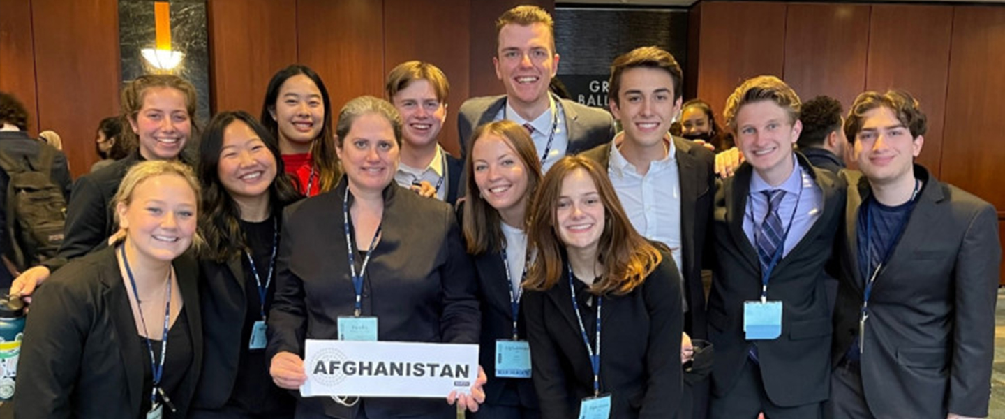 GU UN's team representing Afghanistan
