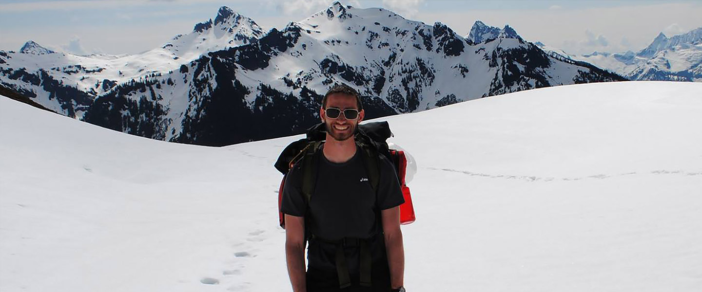 David Ahern on a mountain