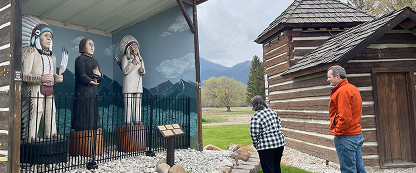 Gonzaga faculty and staff learning about the work between the jesuit education and Tribes. 